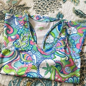 Lilly Pulitzer Luxletic Racerback Tank Small